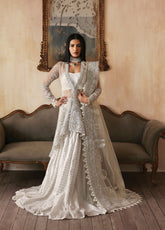 Jahanara By Zarposh Festive Embroidered Organza 3 Piece Unstitched Suit ZP25JFV3 D-ZAUNISA